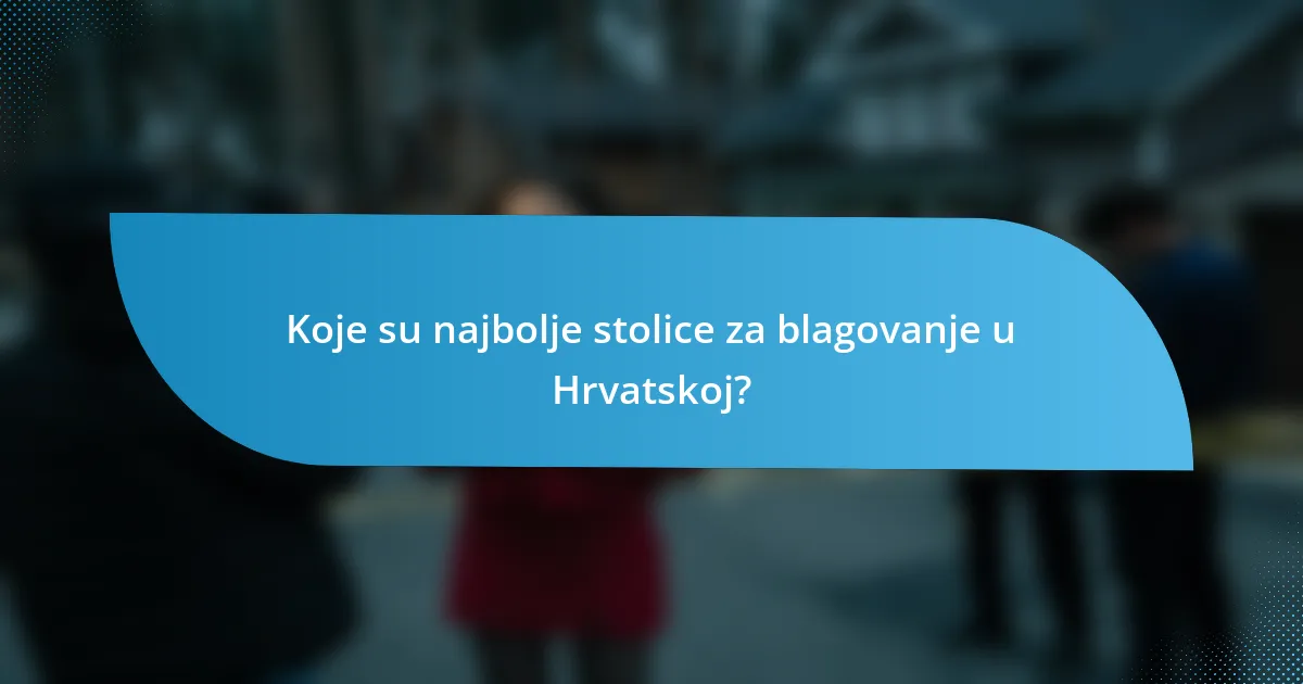 Koje su najbolje stolice za blagovanje u Hrvatskoj?